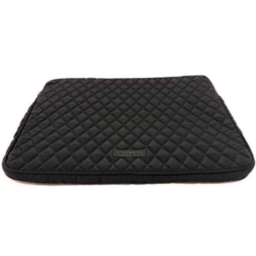 Black Quilted Laptop Sleeve